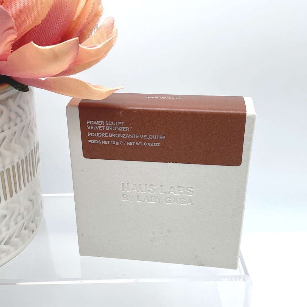 Haus Labs Power Sculpt Velvet‎ Bronzer Deep Level 10 Lady Gaga Talc-Free 12g